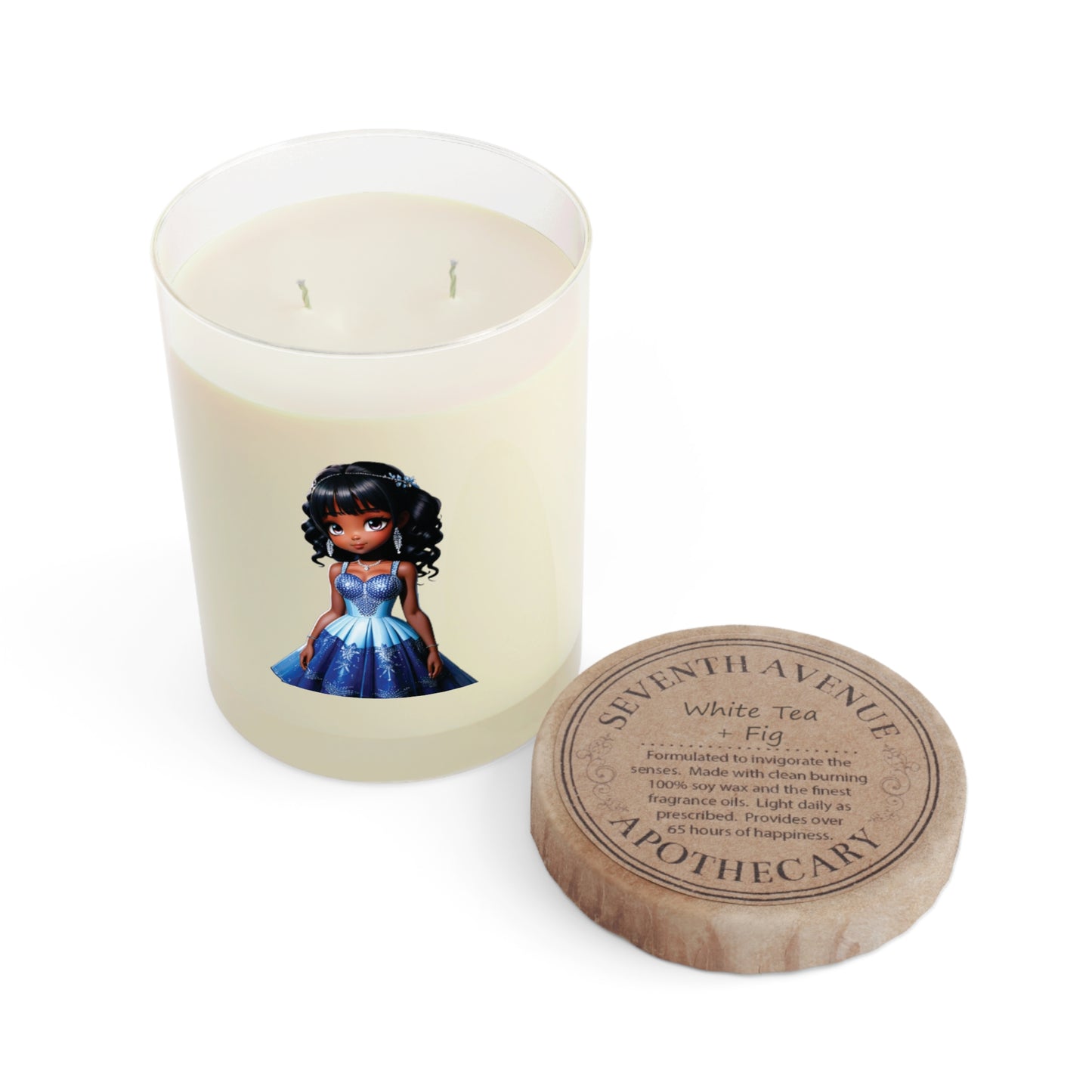 SUPPORT BLUE - Scented Candle - Full Glass, 11oz