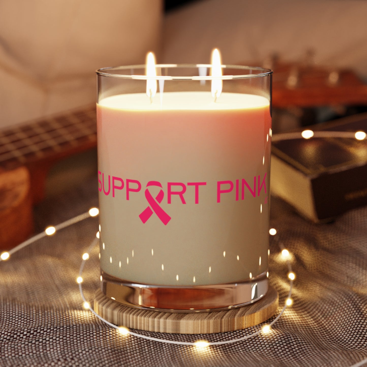 SUPPORT PINK - Scented Candle - Full Glass, 11oz