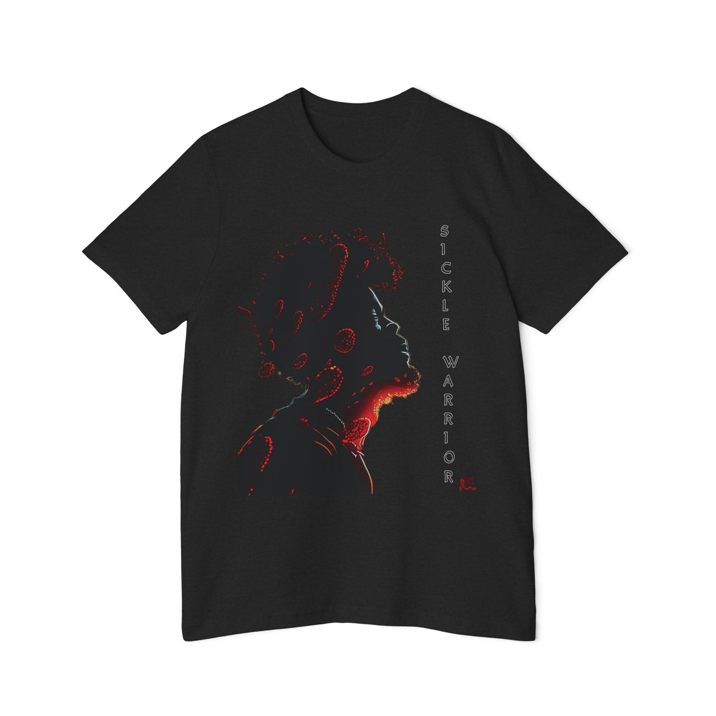SICKLE CELL WARRIOR-Short-Sleeve Jersey T-Shirt-Made In The USA