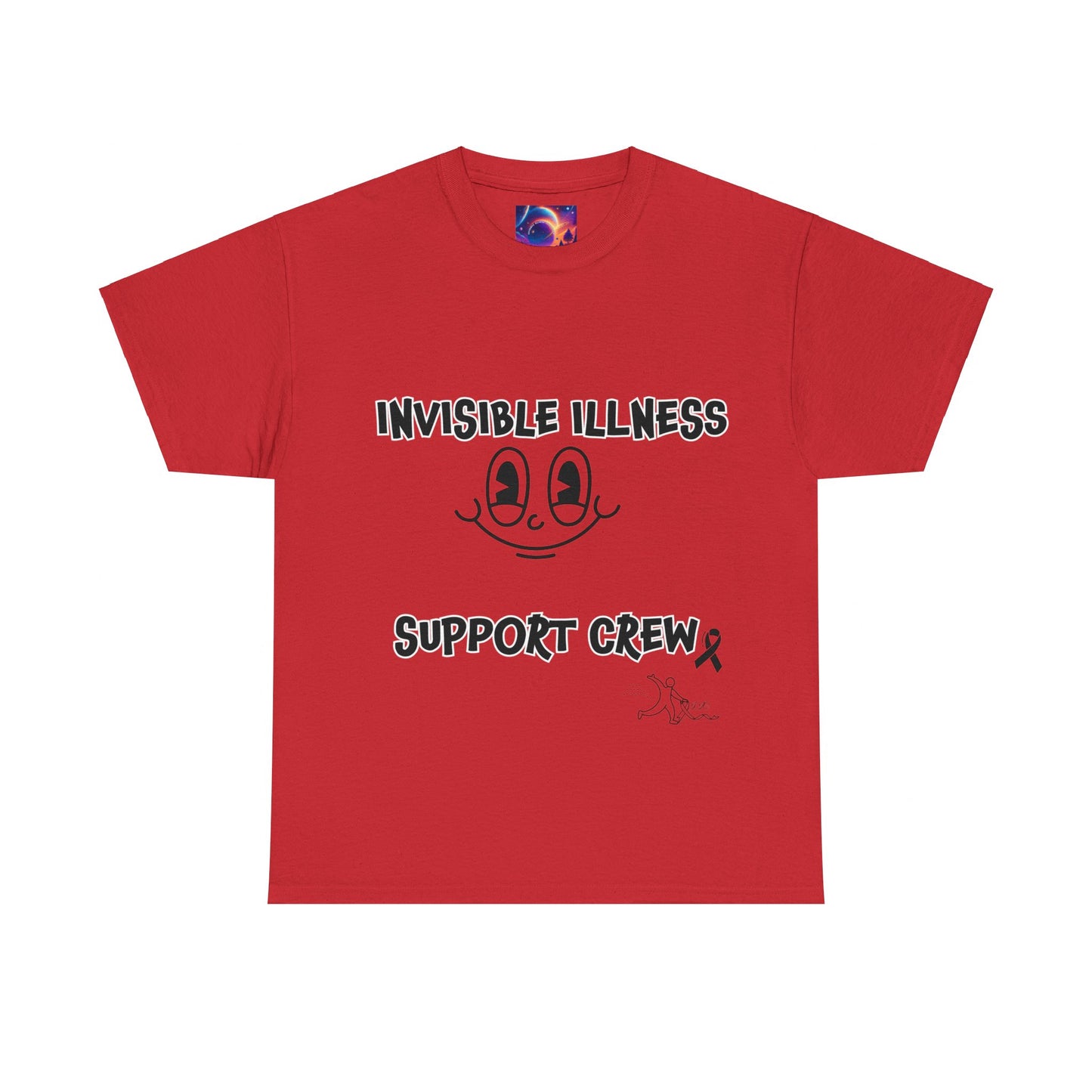 Invisible Illness Support Crew Unisex Heavy Cotton Tee