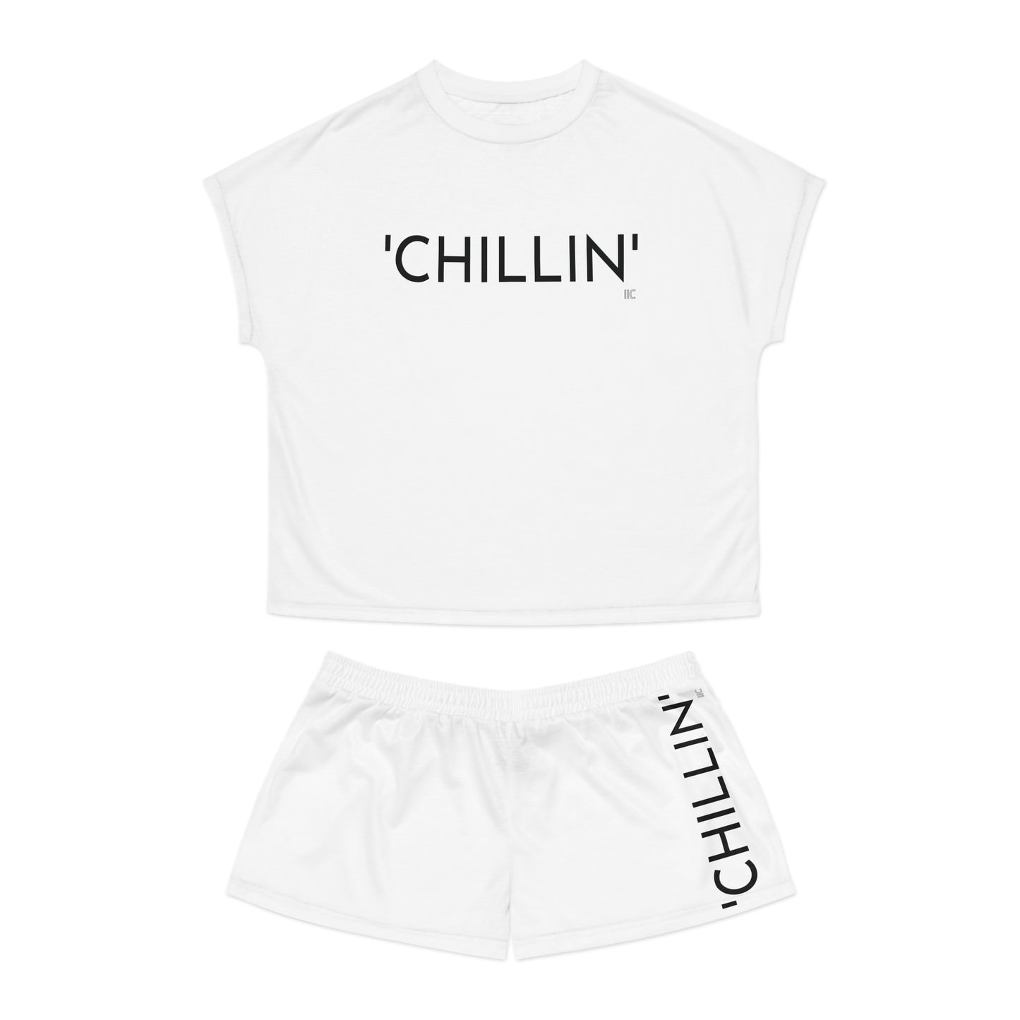 'CHILLIN' - Women's Short Pajama Set (AOP)
