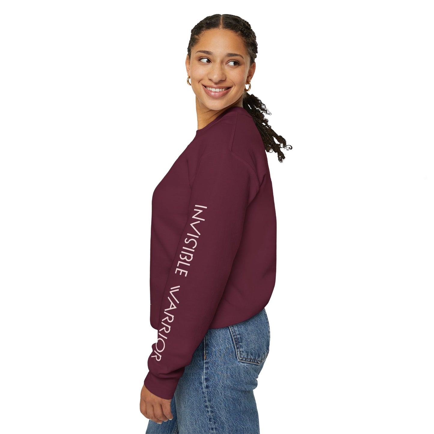 INVISIBLE WARRIOR - Unisex Heavy Blend™ Crewneck Sweatshirt