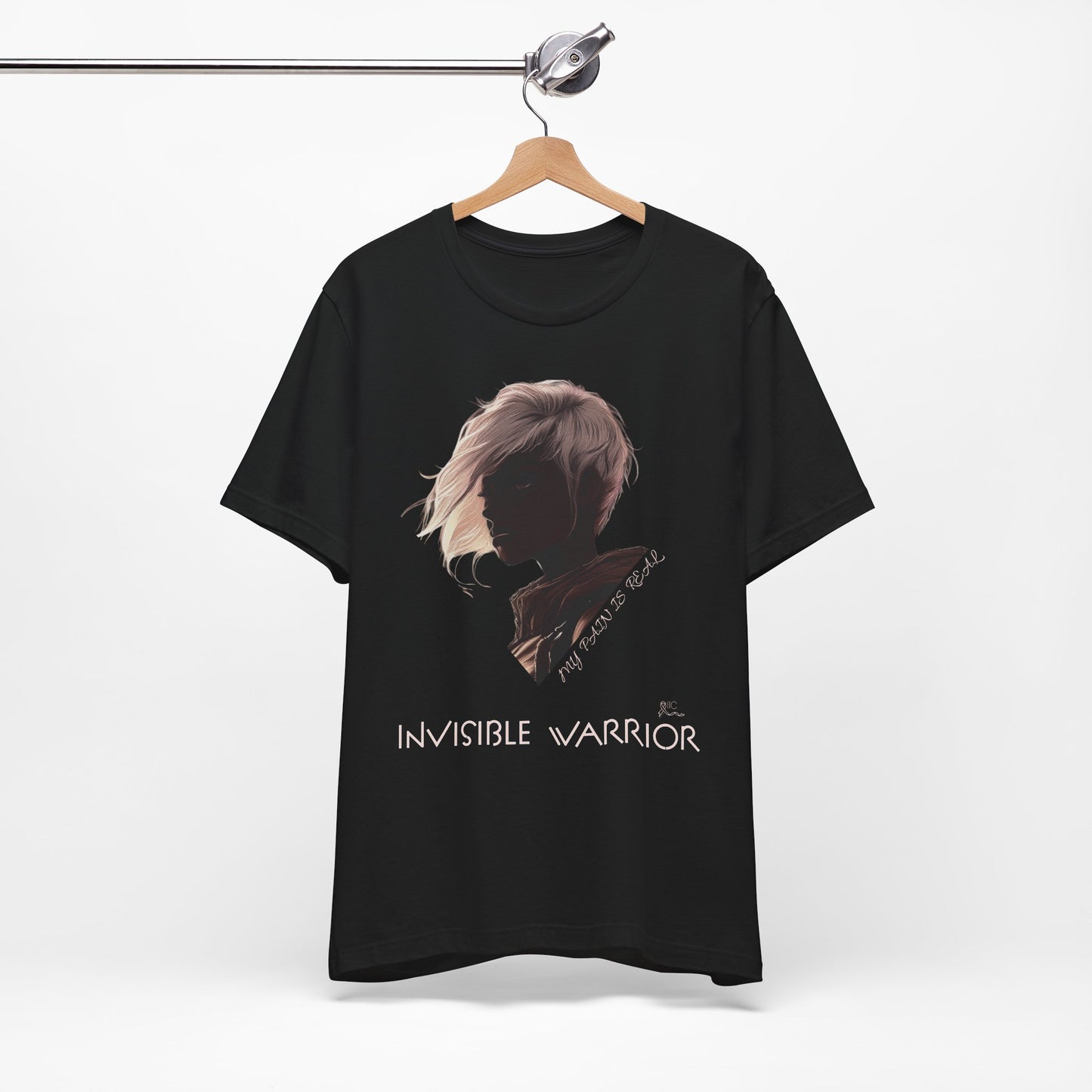 INVISIBLE WARRIOR - Unisex Jersey Short Sleeve Tee